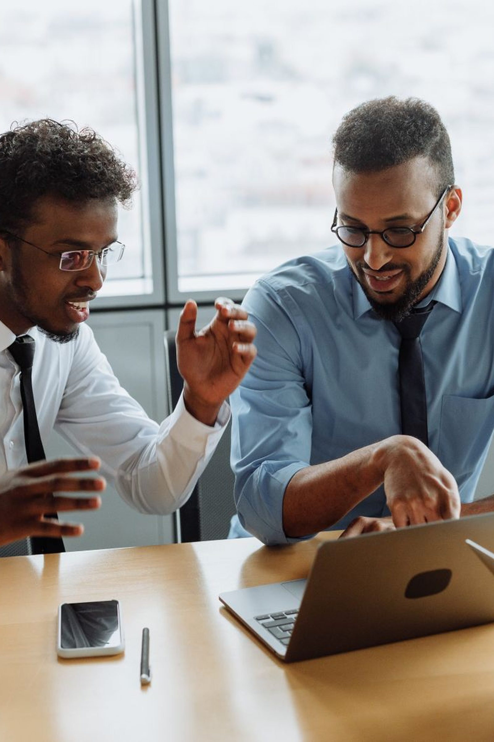 Northwatch IT consultants discussing a client project